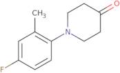 1-(4-Fluoro-2-methylphenyl)-4-piperidinone