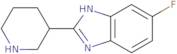 5-Fluoro-2-(3-piperidinyl)-1H-benzimidazole