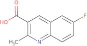 6-Fluoro-2-Methyl-3-Quinolinecarboxylic Acid