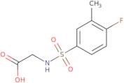 N-[(4-Fluoro-3-methylphenyl)sulfonyl]glycine