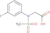 N-(3-Fluorophenyl)-N-(methylsulfonyl)glycine