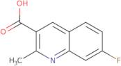 7-Fluoro-2-methyl-3-quinolinecarboxylic acid