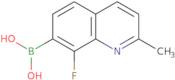 (8-Fluoro-2-methyl-7-quinolinyl)boronic acid