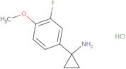 1-(3-Fluoro-4-methoxyphenyl)cyclopropanamine