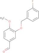 3-[(3-Fluorobenzyl)Oxy]-4-Methoxybenzaldehyde