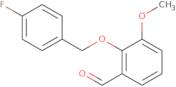 2-[(4-Fluorobenzyl)Oxy]-3-Methoxybenzaldehyde