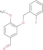 3-[(2-Fluorobenzyl)Oxy]-4-Methoxybenzaldehyde