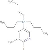 2-Fluoro-3-methyl-5-(tributylstannyl)pyridine