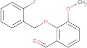 2-[(2-Fluorobenzyl)Oxy]-3-Methoxybenzaldehyde