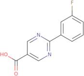 2-(3-Fluorophenyl)-5-pyrimidinecarboxylic acid