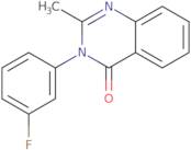 3-(3-Fluorophenyl)-2-Methylquinazolin-4(3H)-One