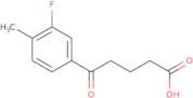 5-(3-Fluoro-4-methylphenyl)-5-oxopentanoic acid