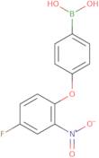 [4-(4-Fluoro-2-nitrophenoxy)phenyl]boronic acid