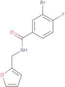 N-(Furan-2-ylMethyl) 3-broMo-4-fluoro-benzaMide