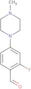 2-Fluoro-4-(4-methyl-1-piperazinyl)benzaldehyde