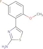 4-(5-Fluoro-2-methoxyphenyl)-1,3-thiazol-2-amine