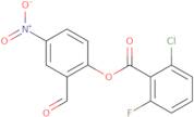 2-Formyl-4-Nitrophenyl 2-Chloro-6-Fluorobenzoate