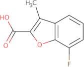 7-Fluoro-3-methyl-1-benzofuran-2-carboxylic acid