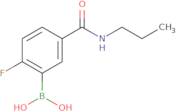 [2-Fluoro-5-(propylcarbamoyl)phenyl]boronic acid