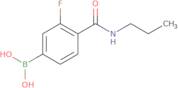 [3-Fluoro-4-(propylcarbamoyl)phenyl]boronic acid