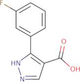 3-(3-Fluorophenyl)-1H-pyrazole-4-carboxylic acid