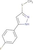 5-(4-Fluorophenyl)-3-(Methylsulfanyl)-1H-Pyrazole