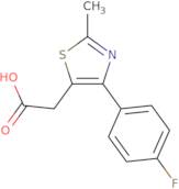 4-(4-Fluorophenyl)-2-methyl-5-thiazoleacetic acid