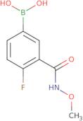 [4-Fluoro-3-(methoxycarbamoyl)phenyl]boronic acid