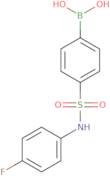 {4-[(4-Fluorophenyl)sulfamoyl]phenyl}boronic acid