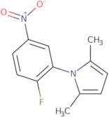 1-(2-Fluoro-5-Nitrophenyl)-2,5-Dimethyl-1H-Pyrrole