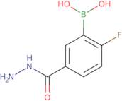 [2-Fluoro-5-(hydrazinocarbonyl)phenyl]boronic acid