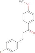 3-(4-Fluorophenyl)-1-(4-methoxyphenyl)-1-propanone