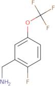 1-[2-Fluoro-5-(trifluoromethoxy)phenyl]methanamine