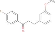 1-(4-Fluorophenyl)-3-(3-methoxyphenyl)-1-propanone