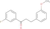 1-(3-Fluorophenyl)-3-(3-methoxyphenyl)-1-propanone