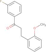 1-(3-Fluorophenyl)-3-(2-methoxyphenyl)-1-propanone