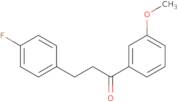 3-(4-Fluorophenyl)-1-(3-methoxyphenyl)-1-propanone