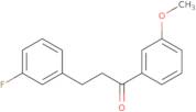 3-(3-Fluorophenyl)-1-(3-methoxyphenyl)-1-propanone