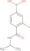 [3-Fluoro-4-(isopropylcarbamoyl)phenyl]boronic acid