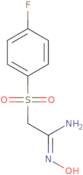 2-[(4-Fluorophenyl)Sulfonyl]-N-Hydroxy-Ethanimidamide