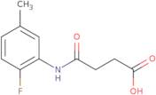 4-[(2-Fluoro-5-methylphenyl)amino]-4-oxobutanoic acid