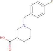 1-[(4-Fluorophenyl)methyl]-3-piperidinecarboxylic acid