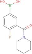 [4-Fluoro-3-(1-piperidinylcarbonyl)phenyl]boronic acid