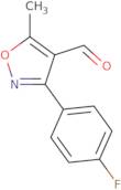 3-(4-Fluorophenyl)-5-methyl-1,2-oxazole-4-carbaldehyde
