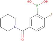 [2-Fluoro-5-(1-piperidinylcarbonyl)phenyl]boronic acid