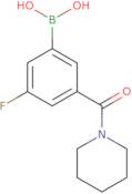 [3-Fluoro-5-(1-piperidinylcarbonyl)phenyl]boronic acid