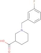 1-[(3-Fluorophenyl)methyl]-3-piperidinecarboxylic acid