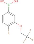 [4-Fluoro-3-(2,2,2-trifluoroethoxy)phenyl]boronic acid