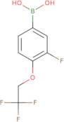 [3-Fluoro-4-(2,2,2-trifluoroethoxy)phenyl]boronic acid