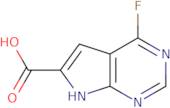 4-Fluoro-7H-pyrrolo[2,3-d]pyrimidine-6-carboxylic acid